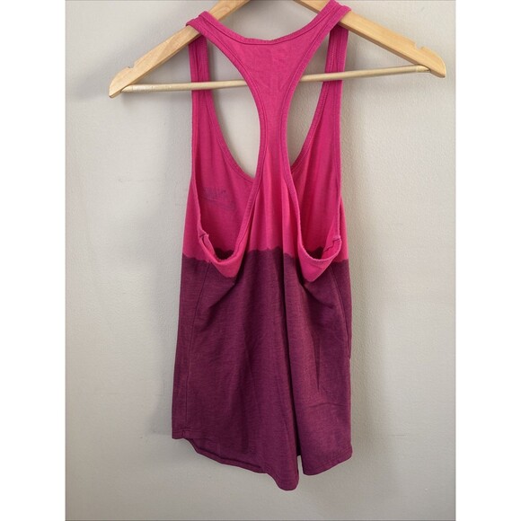 Nike Women’s Pink Colorblock Racerback Tank Top Size Small Activewear - Picture 7 of 7